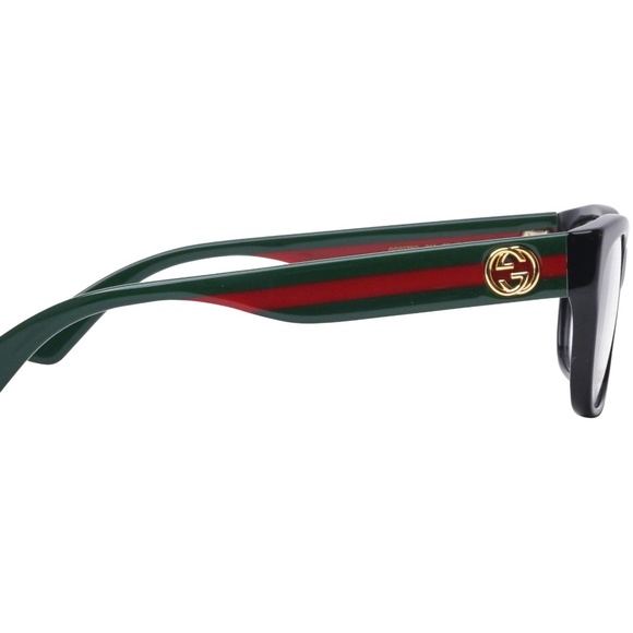 Gucci Women's Eyeglasses GG0278O-011 Black Frame - Picture 4 of 10